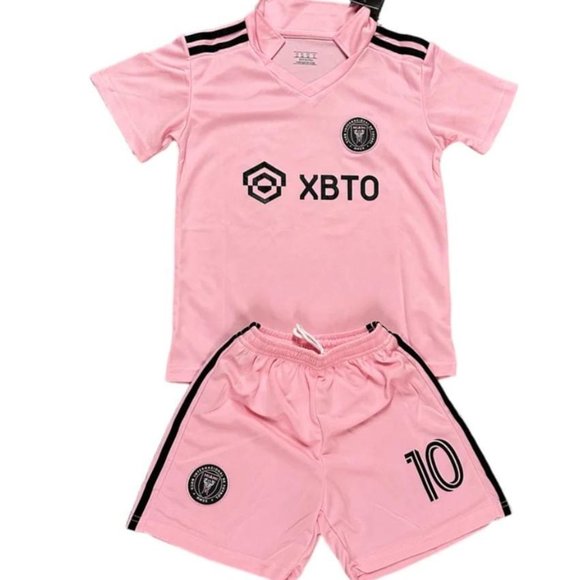 Messi Inter Miami Home Kids Soccer Set - Picture 2 of 4
